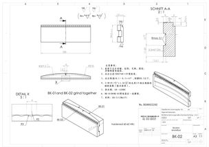 機械設計與制造 電氣交流版塊這個滑軌怎么加工 主要是如何解決熱處理后加工圓弧面